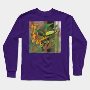 Gallimimus classic (in habitat) Long Sleeve T-Shirt